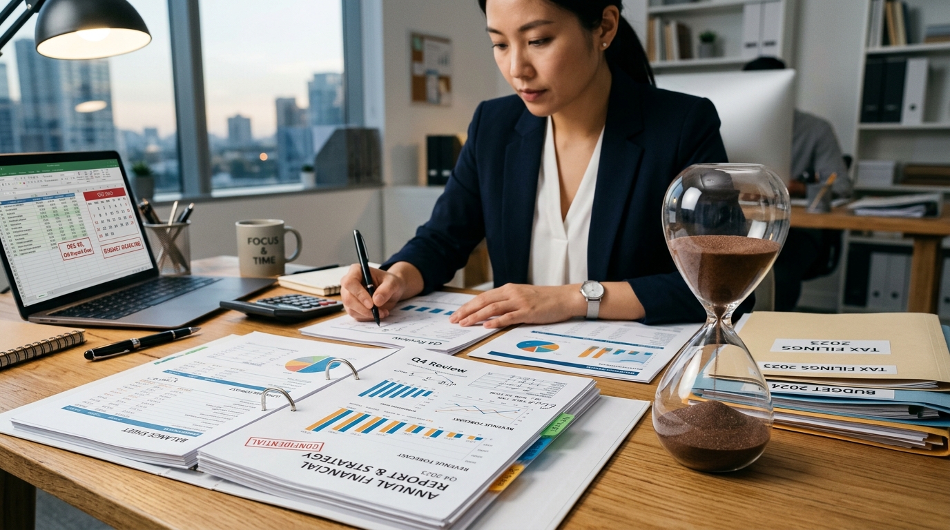 Gestion du temps et documents financiers pour la retraite